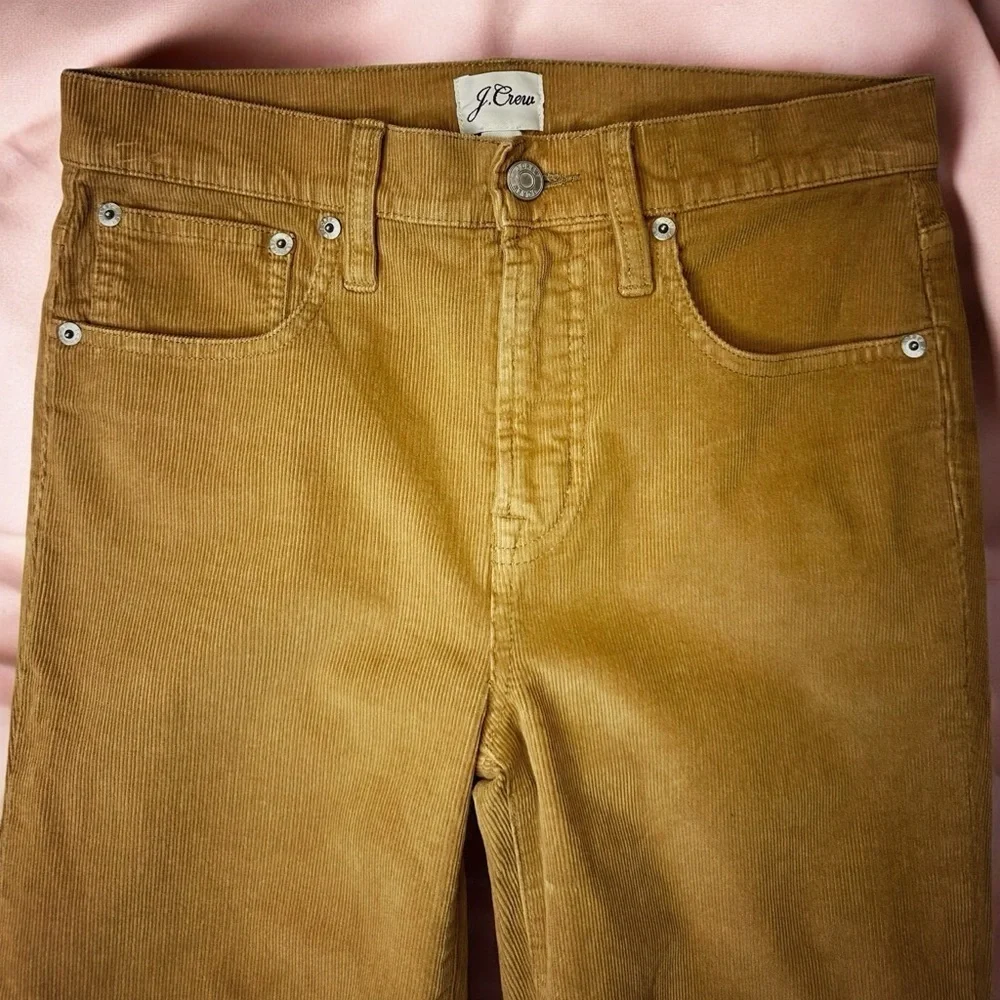 J. Crew ‘Tall Vintage Slim-Straight Corduroy Pant for Women’ in Tan Size 26 Tall